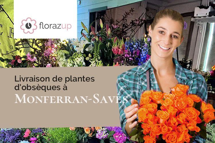 bouquets de fleurs pour des obsèques à Monferran-Savès (Gers/32490)