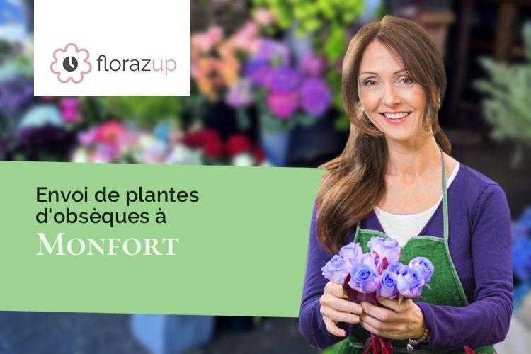 compositions florales pour un décès à Monfort (Gers/32120)