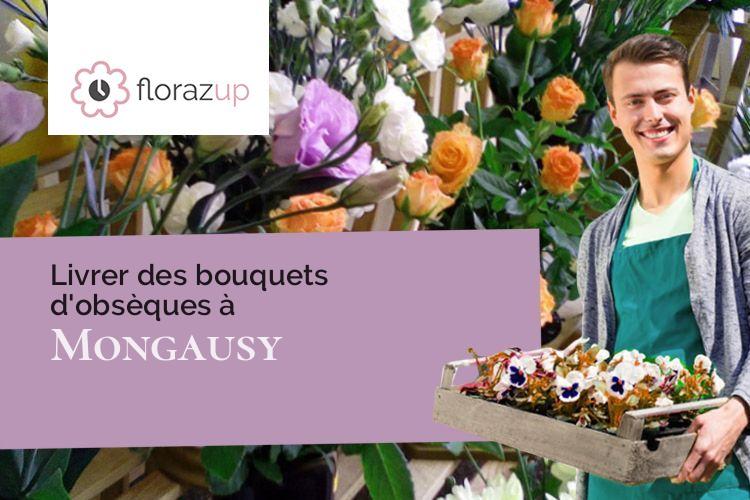 fleurs deuil pour des obsèques à Mongausy (Gers/32220)