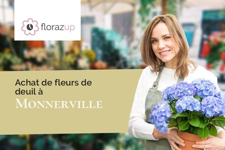 créations florales pour un enterrement à Monnerville (Essonne/91930)