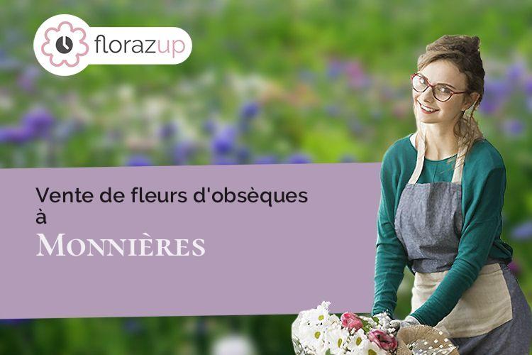 bouquets de fleurs pour un deuil à Monnières (Loire-Atlantique/44690)