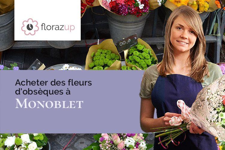 coupes de fleurs pour une crémation à Monoblet (Gard/30170)