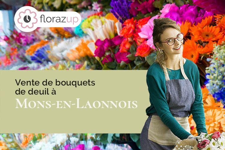 coupes de fleurs pour un décès à Mons-en-Laonnois (Aisne/02000)