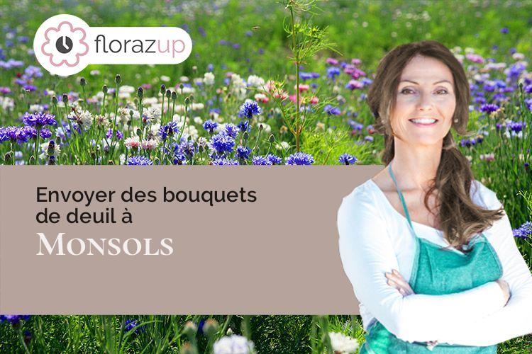 couronnes florales pour une crémation à Monsols (Rhône/69860)