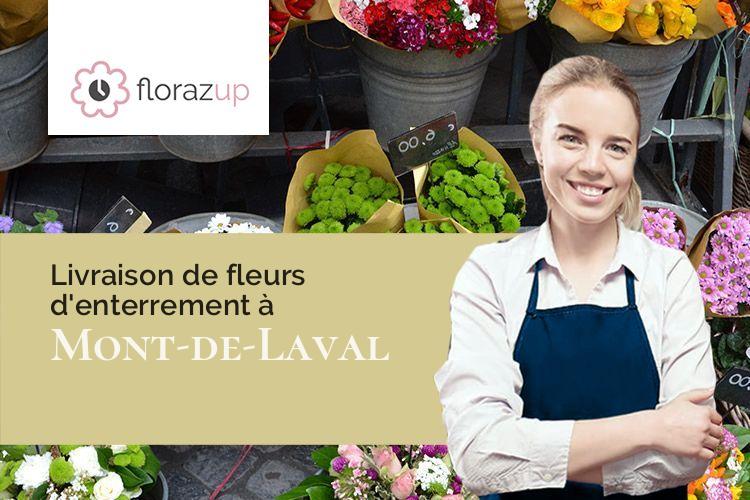 créations de fleurs pour un enterrement à Mont-de-Laval (Doubs/25210)