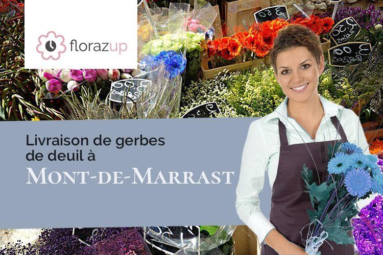 créations de fleurs pour un enterrement à Mont-de-Marrast (Gers/32170)