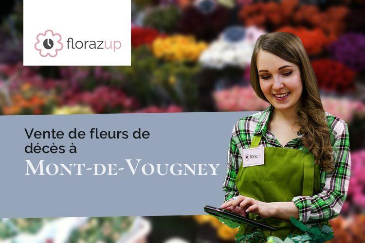gerbes de fleurs pour des obsèques à Mont-de-Vougney (Doubs/25120)