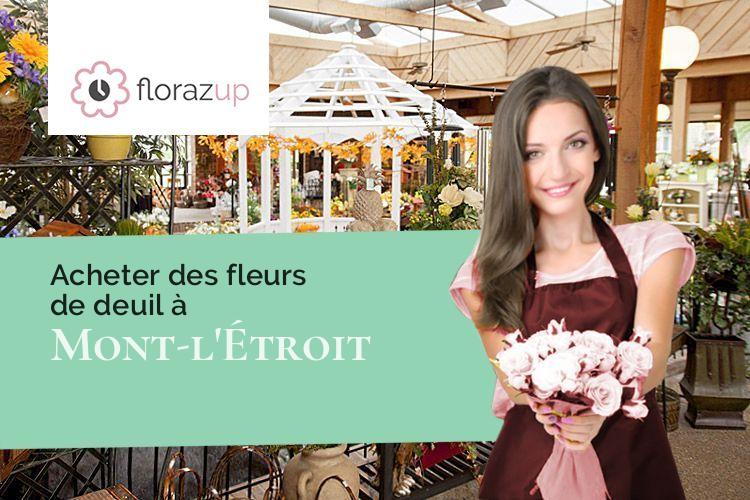 bouquets de fleurs pour un décès à Mont-l'Étroit (Meurthe-et-Moselle/54170)