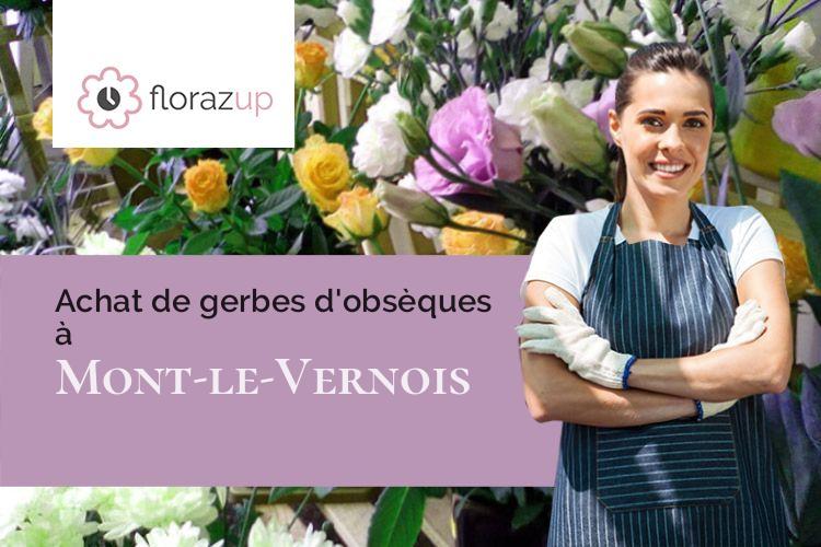compositions florales pour un enterrement à Mont-le-Vernois (Haute-Saône/70000)