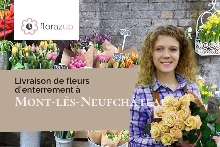 créations florales pour un deuil à Mont-lès-Neufchâteau (Vosges/88300)