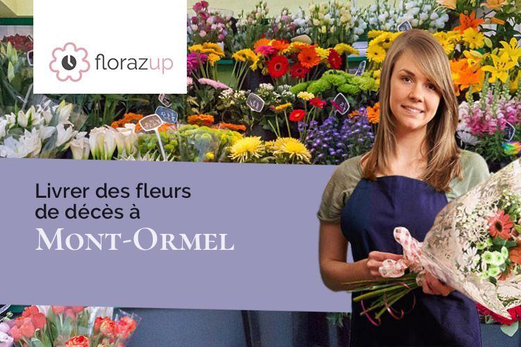 compositions florales pour des obsèques à Mont-Ormel (Orne/61160)