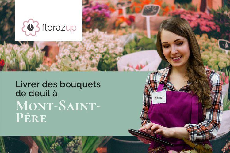 compositions de fleurs pour un enterrement à Mont-Saint-Père (Aisne/02400)