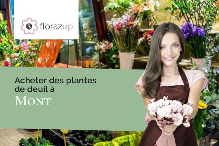 créations de fleurs pour un deuil à Mont (Saône-et-Loire/71140)