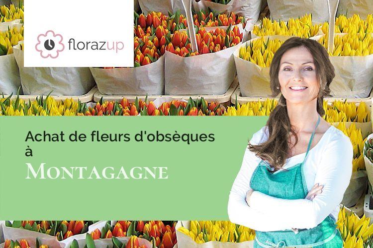 gerbes de fleurs pour des obsèques à Montagagne (Ariège/09240)