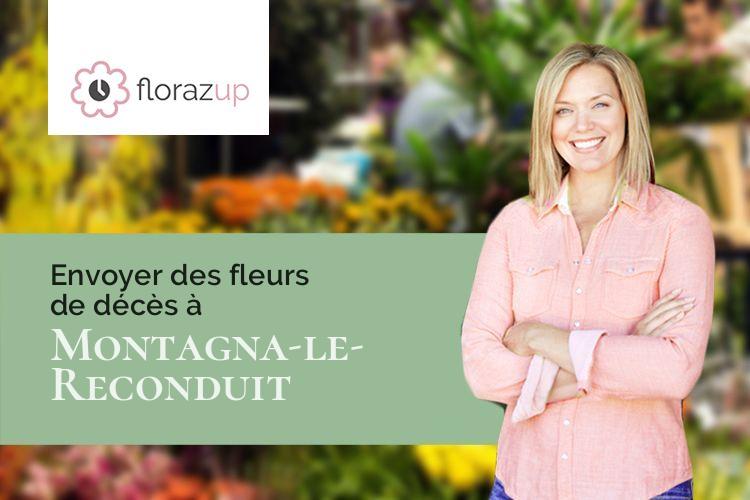 coeurs de fleurs pour une crémation à Montagna-le-Reconduit (Jura/39160)