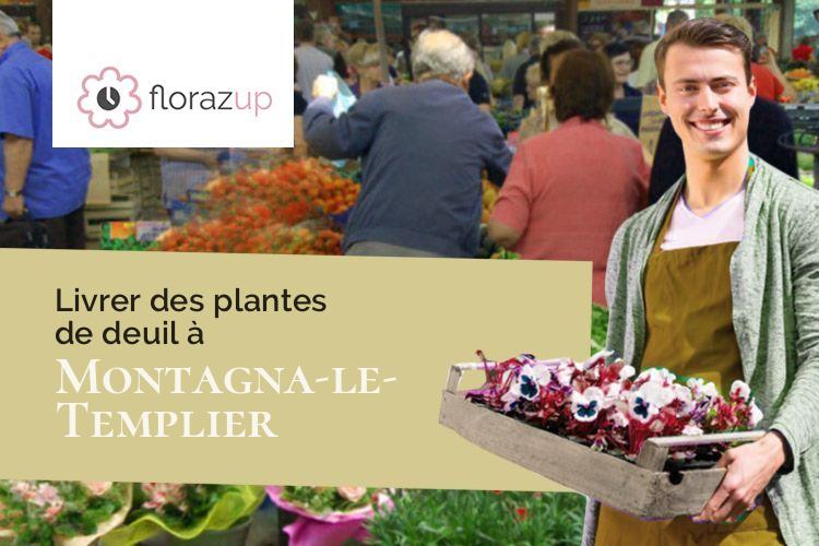 fleurs deuil pour des obsèques à Montagna-le-Templier (Jura/39320)