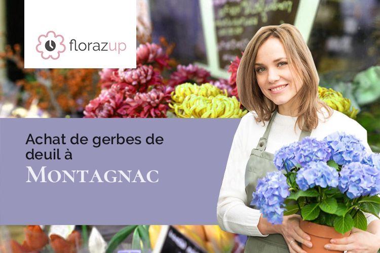 couronnes florales pour un décès à Montagnac (Gard/30350)