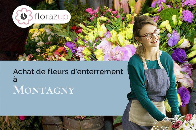 compositions florales pour un décès à Montagny (Loire/42840)