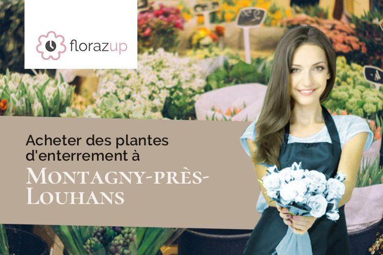 coupes de fleurs pour des obsèques à Montagny-près-Louhans (Saône-et-Loire/71500)
