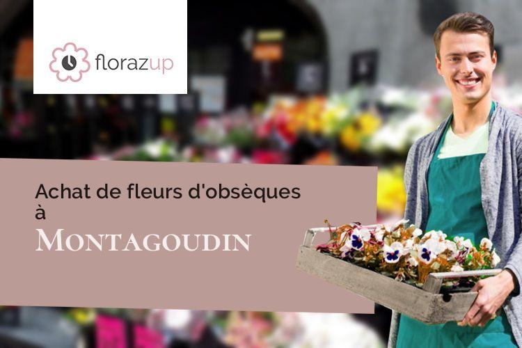 gerbes de fleurs pour un décès à Montagoudin (Gironde/33190)