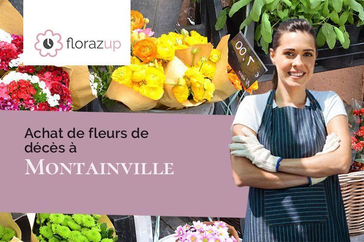 créations florales pour des obsèques à Montainville (Eure-et-Loir/28150)