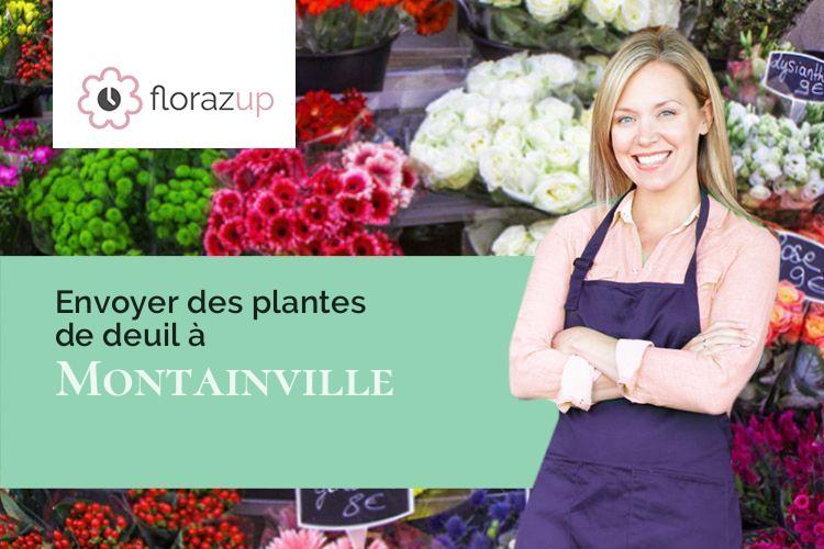 couronnes florales pour un enterrement à Montainville (Yvelines/78124)