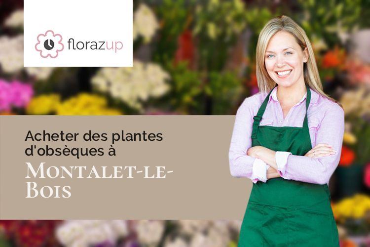 coeurs de fleurs pour des funérailles à Montalet-le-Bois (Yvelines/78440)