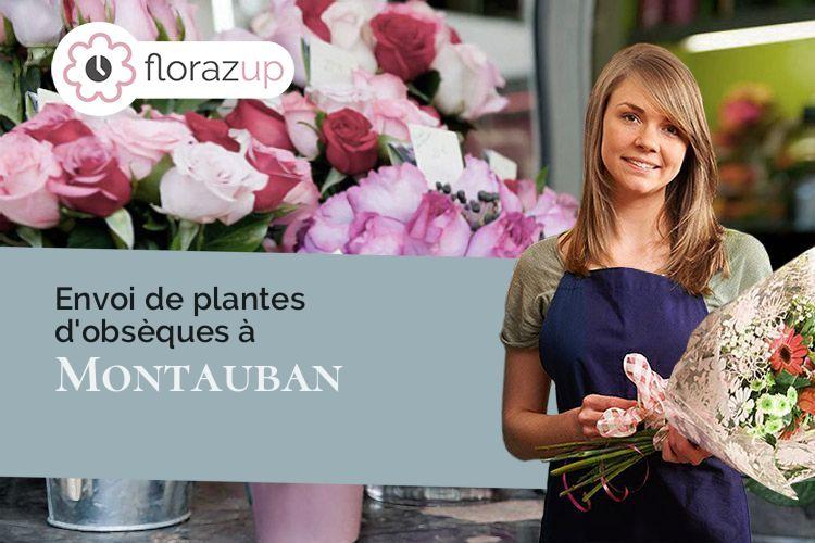 bouquets de fleurs pour un enterrement à Montauban (Tarn-et-Garonne/82000)