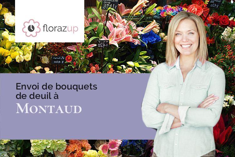 gerbes de fleurs pour un décès à Montaud (Hérault/34160)