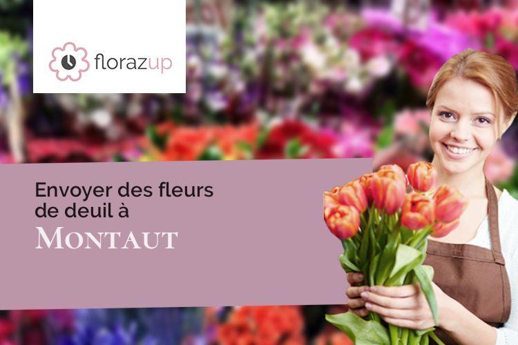 coupes de fleurs pour un enterrement à Montaut (Ariège/09700)