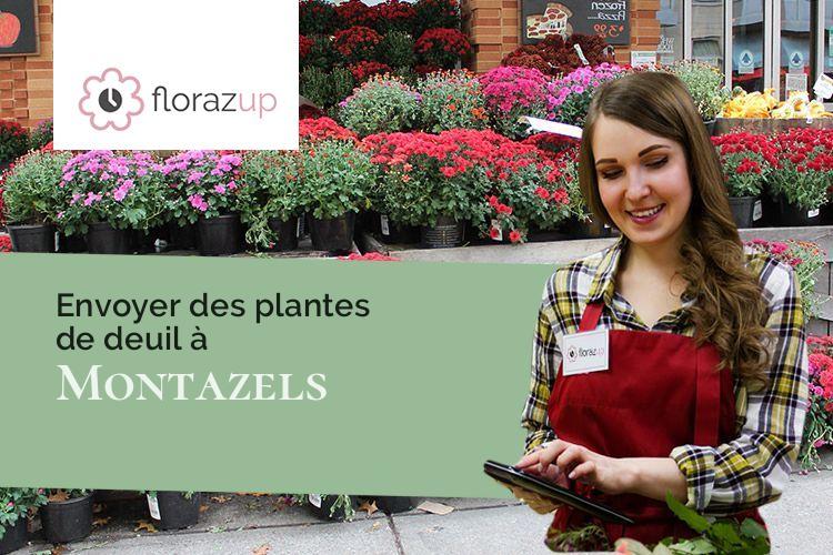 créations florales pour un décès à Montazels (Aude/11190)