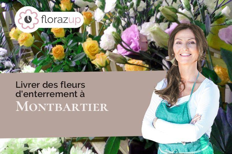 compositions florales pour des obsèques à Montbartier (Tarn-et-Garonne/82700)