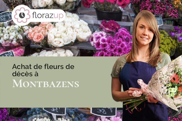 compositions florales pour une crémation à Montbazens (Aveyron/12220)