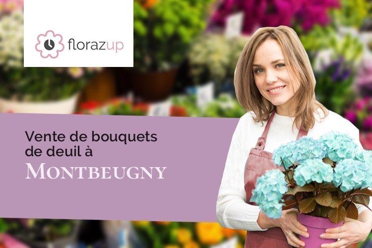 couronnes florales pour un décès à Montbeugny (Allier/03340)