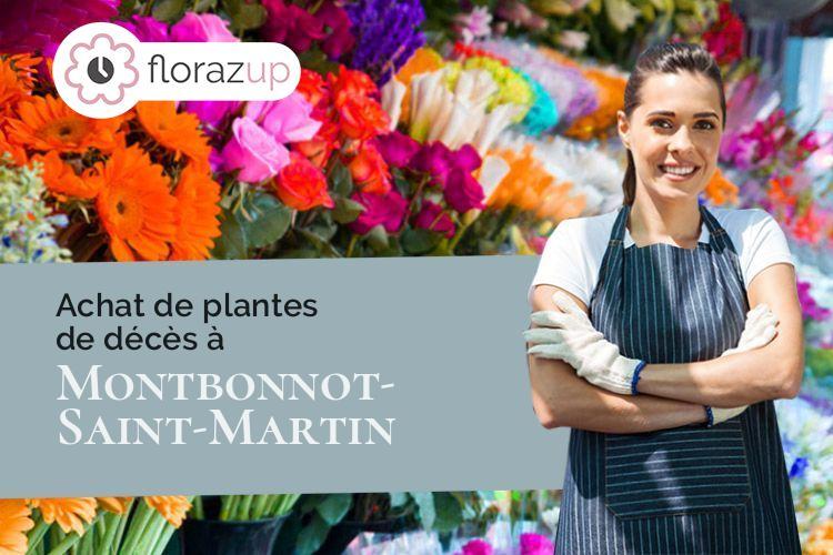 coupes de fleurs pour un deuil à Montbonnot-Saint-Martin (Isère/38330)
