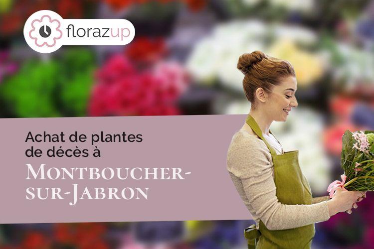 compositions de fleurs pour un deuil à Montboucher-sur-Jabron (Drôme/26740)