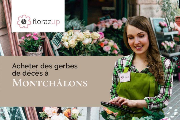 créations florales pour des funérailles à Montchâlons (Aisne/02860)