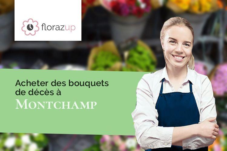 bouquets de fleurs pour des funérailles à Montchamp (Cantal/15100)