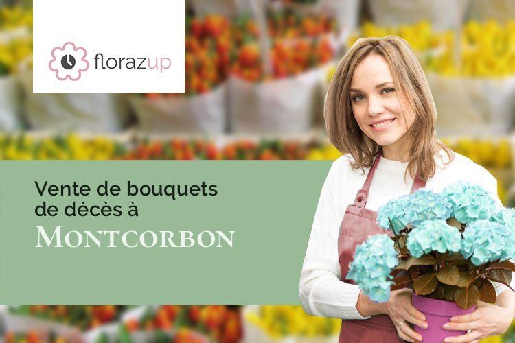 gerbes de fleurs pour un décès à Montcorbon (Loiret/45220)