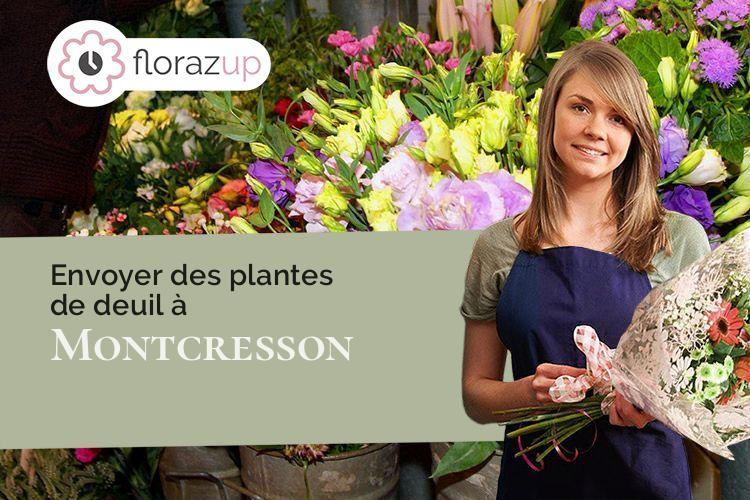 couronnes florales pour un décès à Montcresson (Loiret/45700)