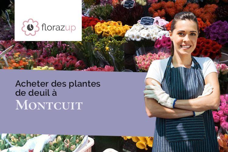 créations de fleurs pour des funérailles à Montcuit (Manche/50490)