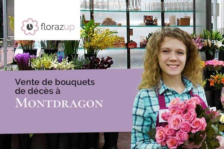 compositions florales pour un enterrement à Montdragon (Tarn/81440)