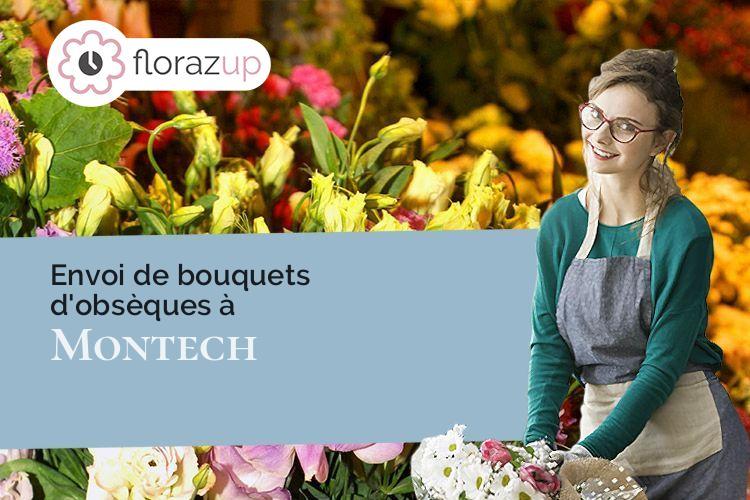 couronnes de fleurs pour un enterrement à Montech (Tarn-et-Garonne/82700)