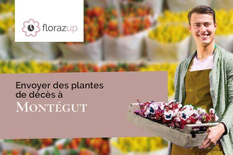 bouquets de fleurs pour des obsèques à Montégut (Landes/40190)