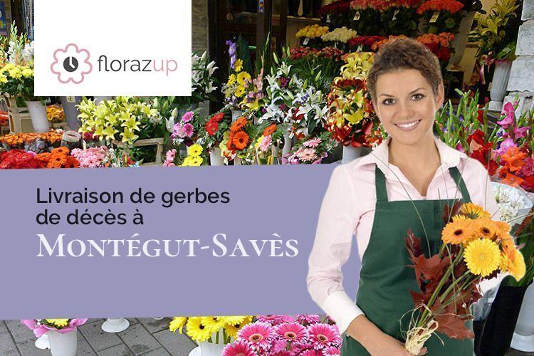 bouquets de fleurs pour un enterrement à Montégut-Savès (Gers/32220)
