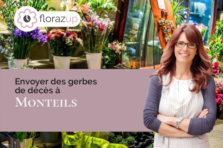 compositions florales pour des funérailles à Monteils (Tarn-et-Garonne/82300)
