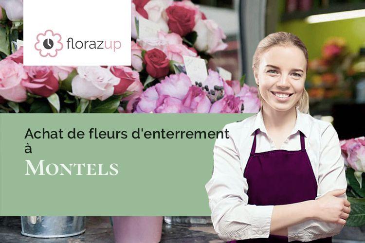 créations florales pour un enterrement à Montels (Tarn/81140)