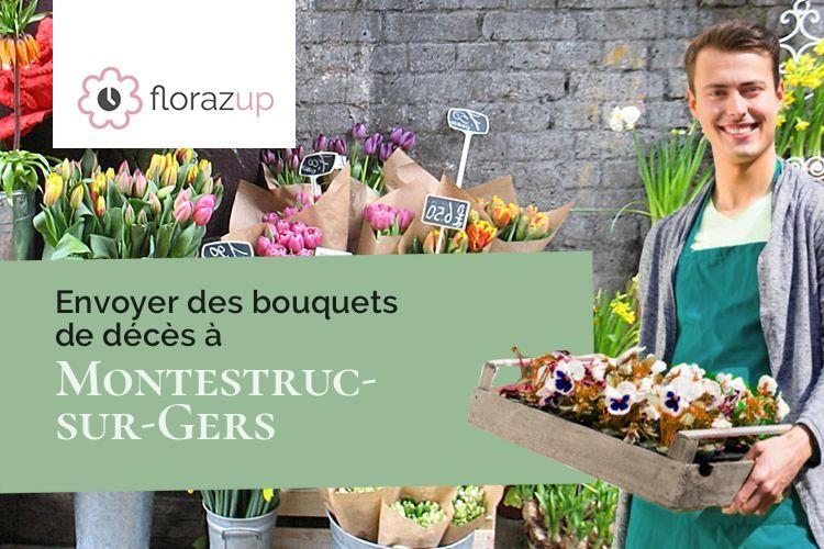 créations florales pour des obsèques à Montestruc-sur-Gers (Gers/32390)
