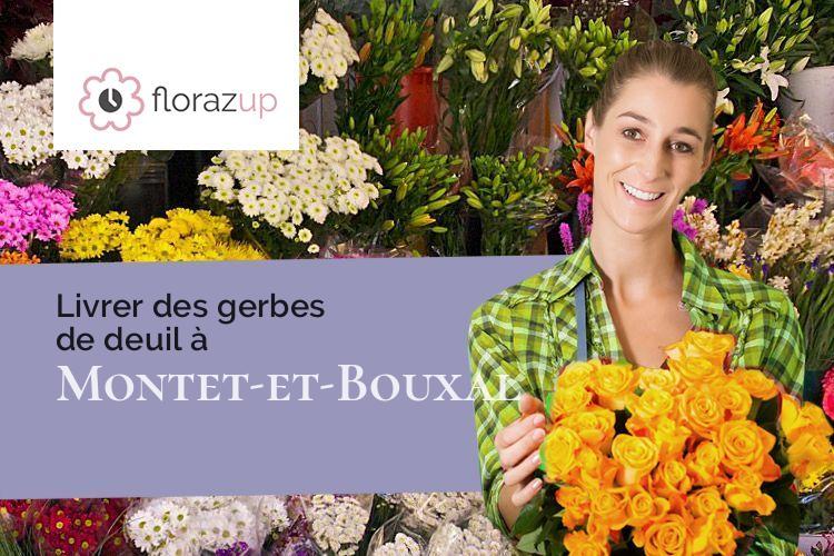 gerbes de fleurs pour des obsèques à Montet-et-Bouxal (Lot/46210)