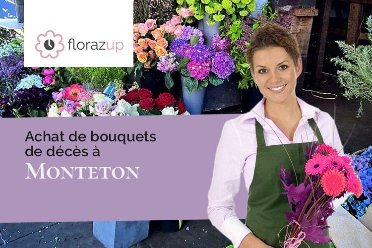 compositions de fleurs pour un deuil à Monteton (Lot-et-Garonne/47120)